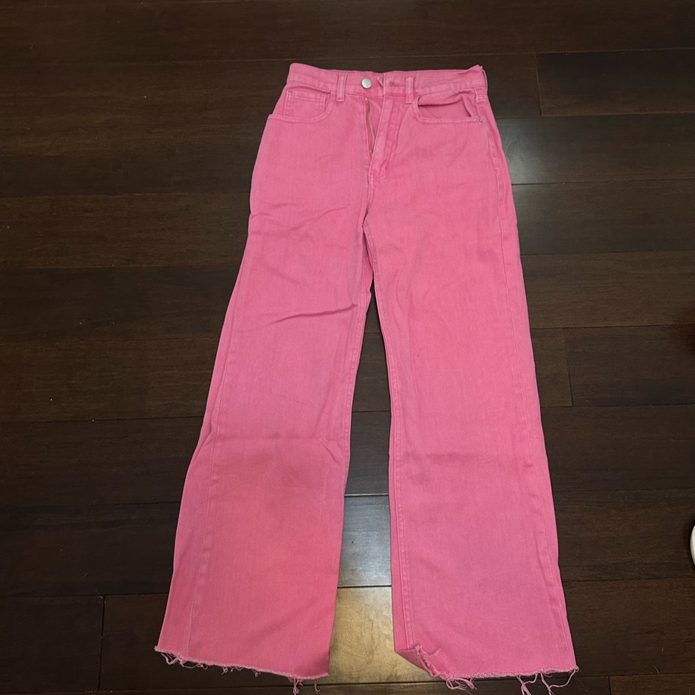 pink jeans size 25